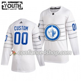 Adidas Maillot de Hockey Winnipeg Jets Personnaliser Blanc 2020 NHL All-Star Authentic - Enfant